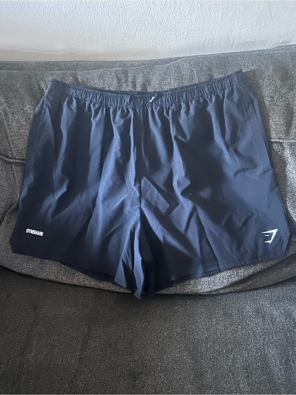 Gymshark black 5” inseam gym short